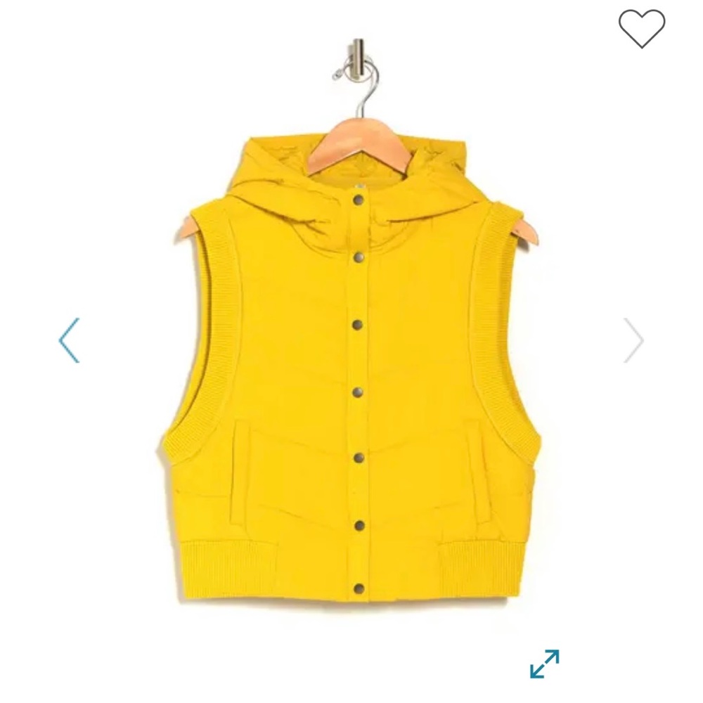 Free People Nature Seeker Hooded Puffer Vest NWOT